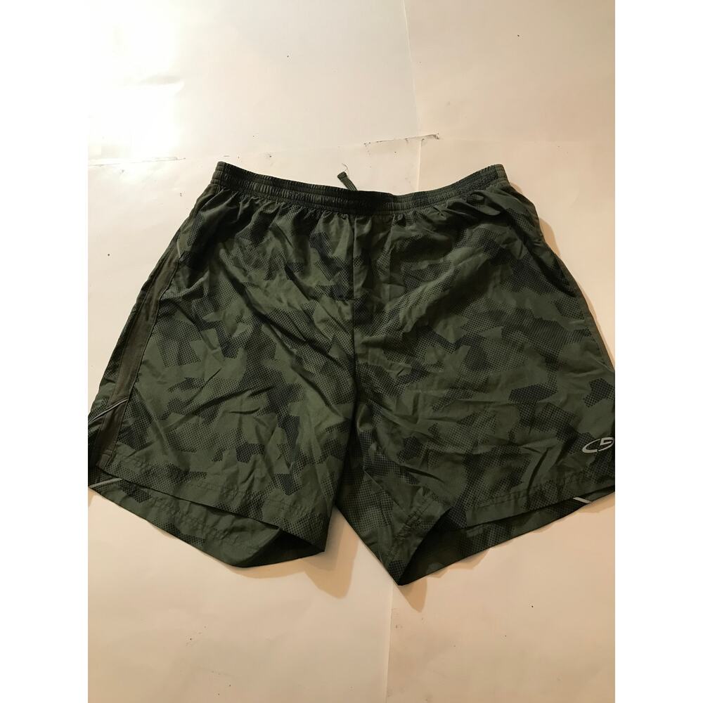 CHAMPION  Swimtrunks Men's L Gray Drawstring Closure